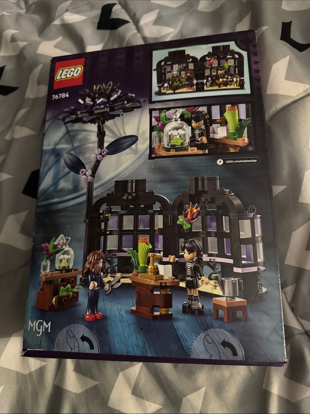 Lego Home Office Kit with Purple and Black Accents